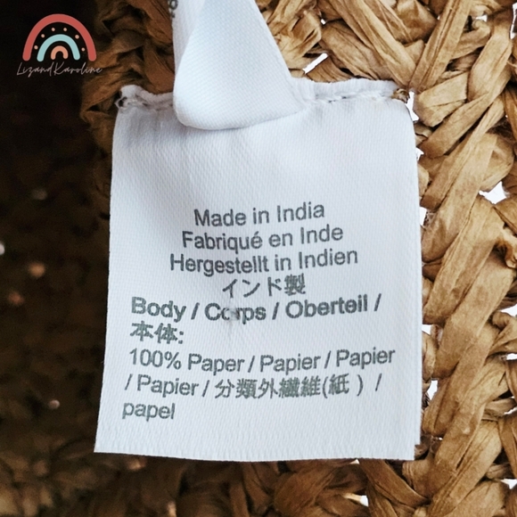 New! J. Crew Malta Handwoven Straw Bucket Tote NWOT - Picture 15 of 15